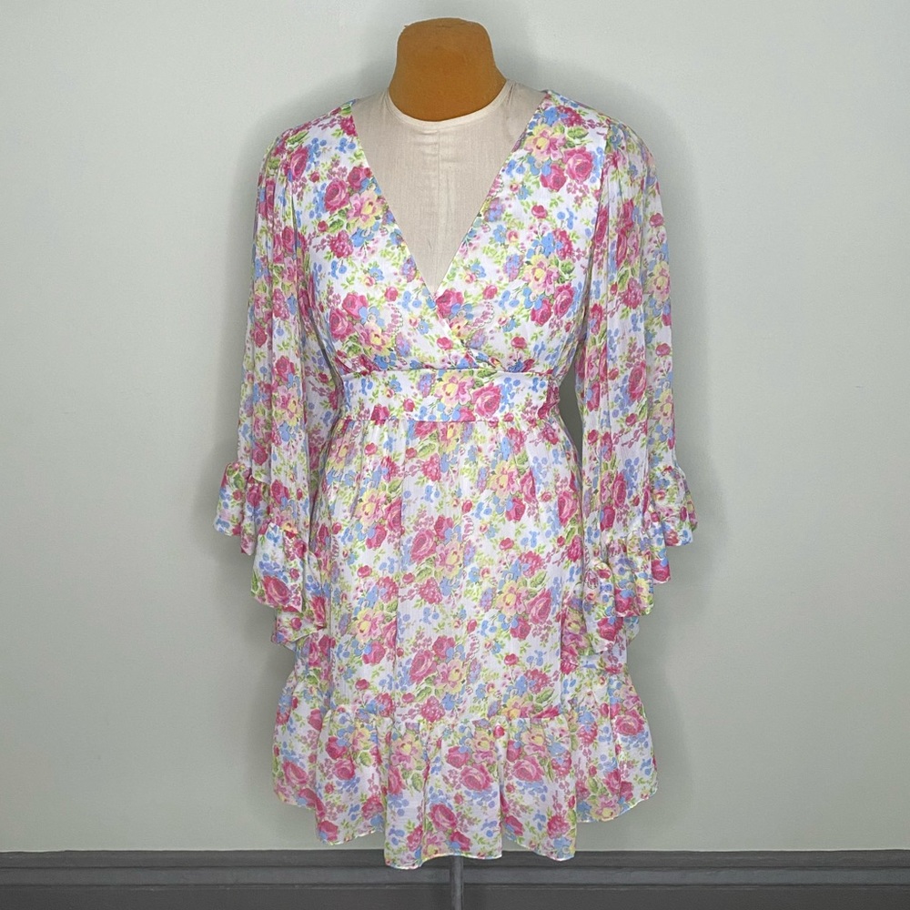 Betsey Johnson pastel floral dress